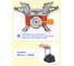 Газовая портативная плита ISMA 2.8 квт ISMA-BDZ-MS150(54688) 5
