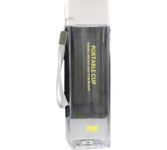 Бутылка для воды ООО Комус my bottle 450 мл, прямоугольная, 5.5x20 см, микс 4460511 1420218