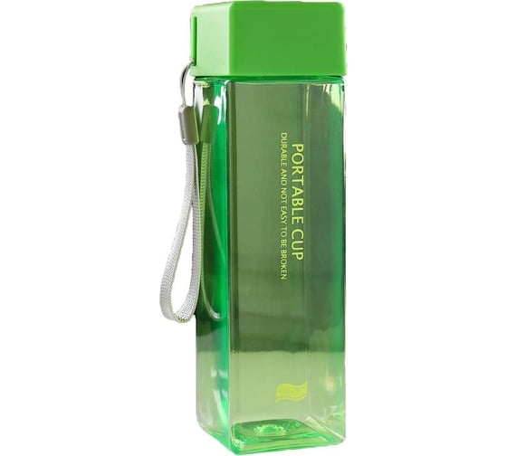 Бутылка для воды ООО Комус my bottle 450 мл, прямоугольная, 5.5x20 см, микс 4460511 1420218