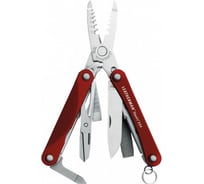 Мультитул Leatherman Squirt ES4, 13 функций, красный 831236