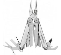 Мультитул Leatherman Wave Plus, 17 функций, кожаный чехол 832551