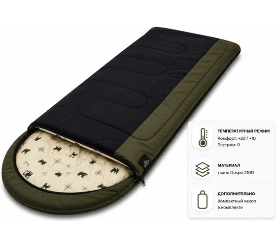 Спальный мешок Ifrit NITOUR 0 Duspo 210D СПМ-451 4630086586615