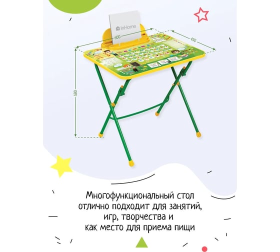 Детский стол InHome Первоклашка СТИ2/З