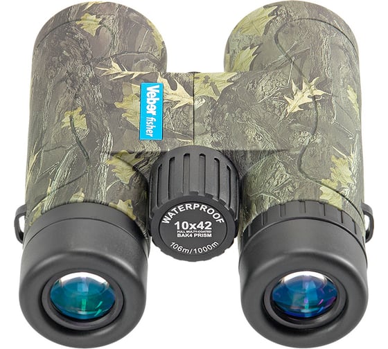 Бинокль Veber 10х42 Fisher 25651