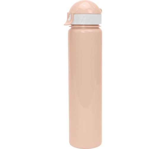 Бутылка для воды и напитков с трубочкой WOWBOTTLES lifestyle со шнурком, 500 мл, нежно-розовый КК0458