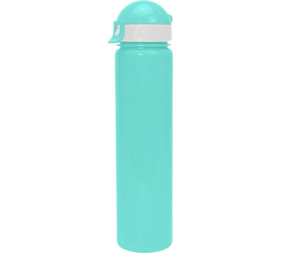 Бутылка для воды и напитков с трубочкой WOWBOTTLES lifestyle со шнурком, 500 мл, нежно-бирюзовый КК0460