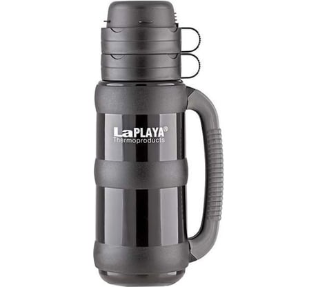 Термос со стеклянной колбой LaPlaya Traditional, 35-180, 1.8 литра, черный 560012