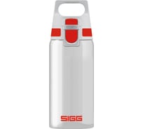 Бутылка Sigg Total Clear One, 0.5 л, бело-красная 8692.70