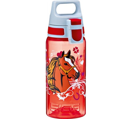 Детская бутылочка Sigg Viva One Horses, 0.5 л, красная 8627.50