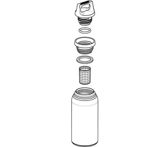 Термобутылка Sigg H&C, 0.5 л, белая 8448.10