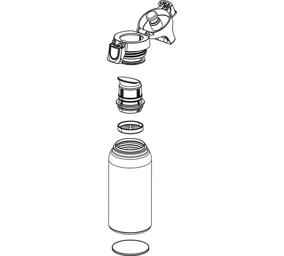 Термобутылка Sigg H&C One, 0.5 л, голубая 8694.00