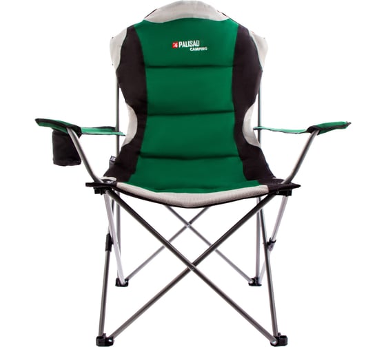 Складное кресло с подлокотниками и подстаканником PALISAD Camping 69592