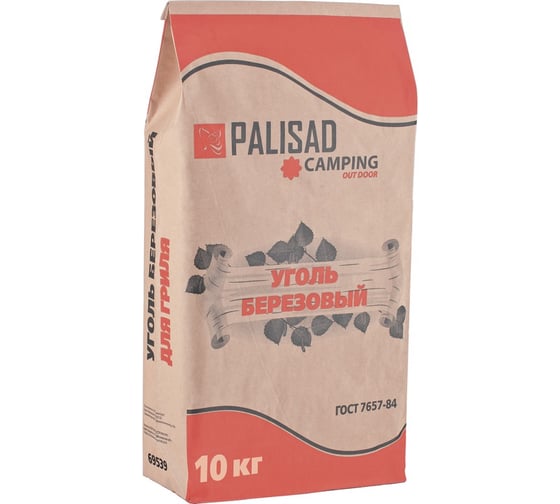 Берёзовый уголь PALISAD 10 кг Camping 69539