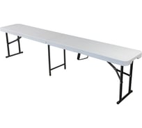 Складной переносной стул WMC TOOLS 183x30x43 см, белый WMC-SN180W(56488)