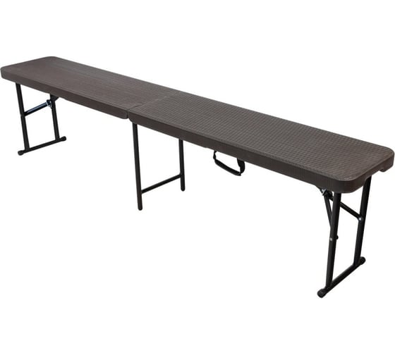 Складной переносной стул WMC TOOLS 183x30x43 см, коричневый WMC-SN180B(56489)