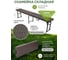Складной переносной стул WMC TOOLS 183x30x43 см, коричневый WMC-SN180B(56489) 2