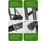 Складной переносной стул WMC TOOLS 183x30x43 см, коричневый WMC-SN180B(56489) 5