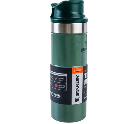 Термокружка Stanley Classic One hand 2.0 0.47 л, зеленая 10-06439-030