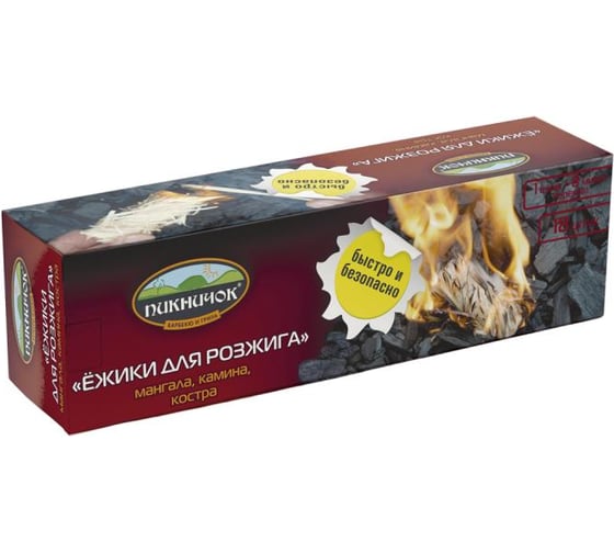 Ёжики для розжига Пикничок 18 шт 401-393 1