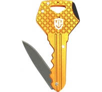 Складной нож-ключ WORKPRO 63.5 мм, золотой WP381007