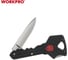 Складной нож-ключ WORKPRO 63.5 мм, черный WP381004 2