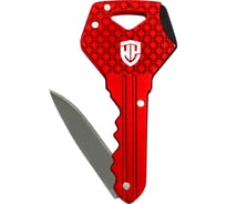 Складной нож-ключ WORKPRO 63.5 мм, красный WP381005