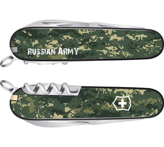 Нож Victorinox Spartan 91 мм, 12 функций, "Российская армия 1.3603 ARMY