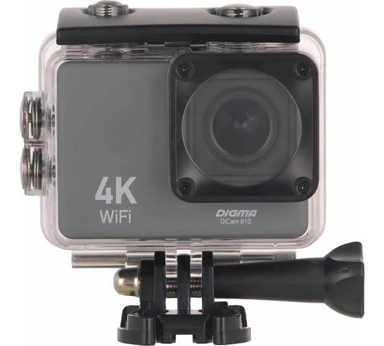 Экшн-камера DIGMA DiCam 810 серая 1454659 1