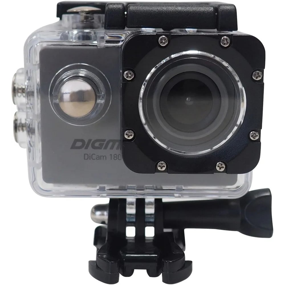 Экшн-камера DIGMA DiCam 180 серая 1622961 - выгодная цена, отзывы ...