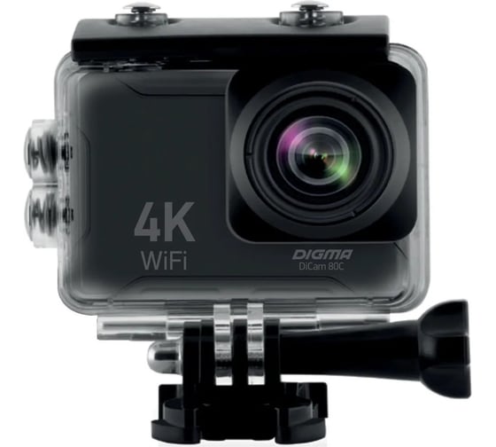 Экшн-камера DIGMA DiCam 80C черная 1543945 1
