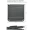 Складной шезлонг с подголовником ISMA 670x1930мм, черный ISMA-FG-HY-8009BL(52748) 4