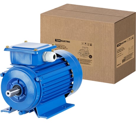 Электрический двигатель TDM ELECTRIC АИР 80B2 2.2 кВт 3000 об/мин 1081 SQ3001-0008