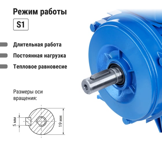 Электродвигатель TDM ELECTRIC АИР 71A6 0.37 кВт 1000 об/мин 1081 SQ3001-0030