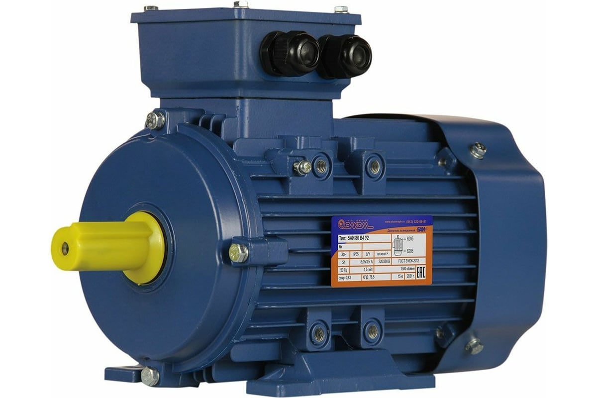 Электродвигатель 5АИ 80 В8 FT100 0.55/750 IM 2181 01.01.221571 ...