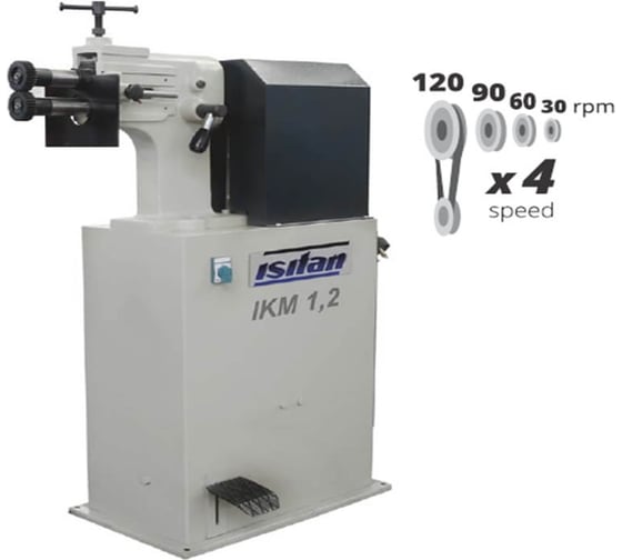 Электромеханическая зиговка Isitan IKM 1,2 Motorized Pulley 4-speed 21094