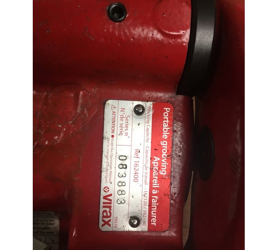 Портативное приспособление для накатки желобков VIRAX 2"-6" 162400