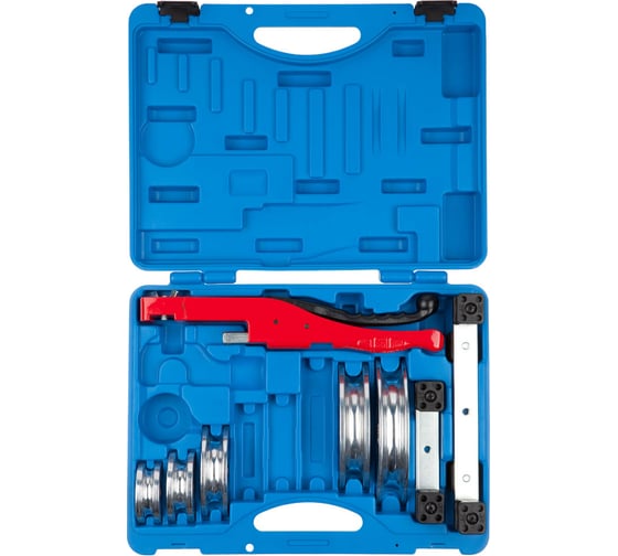 Рычажный трубогиб Зубр ЭКСПЕРТ в боксе 3/8", 1/2", 5/8", 3/4", 7/8" 23521-H6