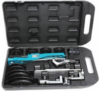 Трубогиб ручной механический для трубок из мягких металлов с доп креплениями Forsage, 19376 F-W22A F-W22A(19376)