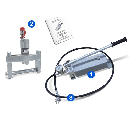 Разгонщик фланцев гидравлический клиновидный Полидэк РФГК 101600 Макс РФГК 101600М