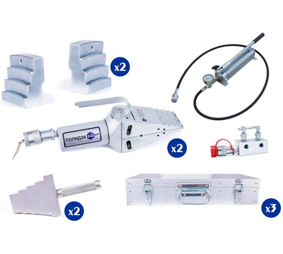 Разгонщик фланцев гидравлический Полидэк Максикомплект РФГ14М