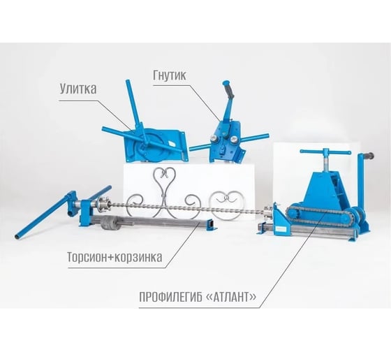 Комплект 4 станка STANCRAFT Улитка, Торсион, Гнутик, Атлант M033