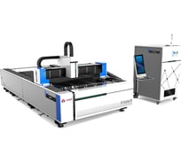 Лазерный резчик по металлу INCUT открытый тип, со сменными столами 2 кВт C100008