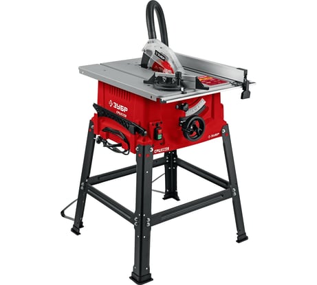 Напольный распиловочный станок ЗУБР 1900 Вт, со станиной СРЦ-254с