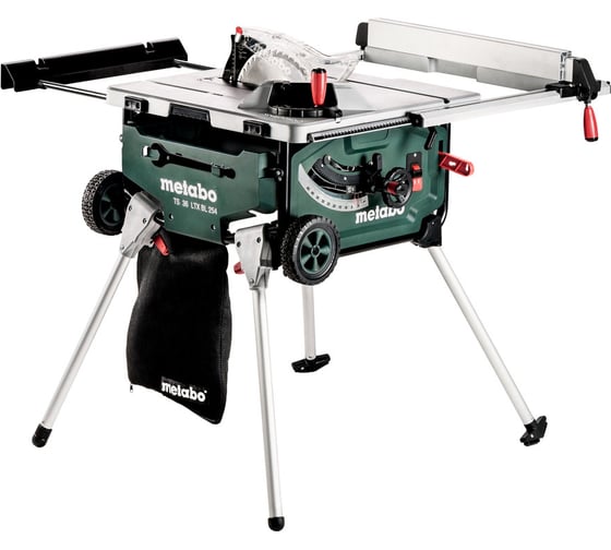 Аккумуляторная настольная дисковая пила 2х6.2LiHD Metabo TS 36 LTX BL 254 613024660
