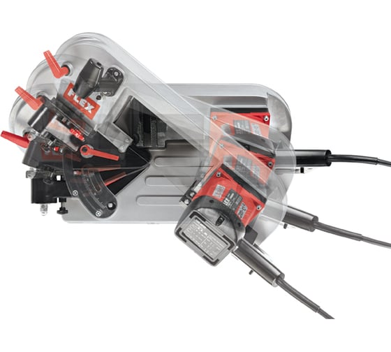 Ленточная пила по металлу FLEX SBG 4910 390518 с поворотной пильной рамой