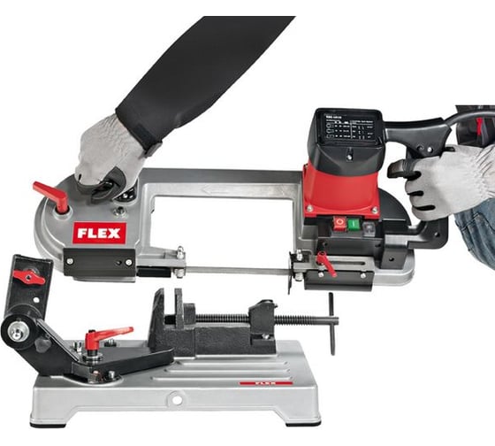 Ленточная пила по металлу FLEX SBG 4910 390518 с поворотной пильной рамой