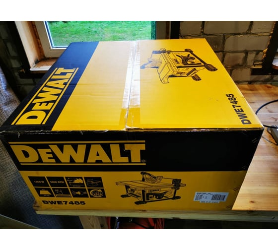 Настольная пила 1850 Вт, 5800 об/мин, диск 210x30 мм DEWALT DWE7485-QS 10