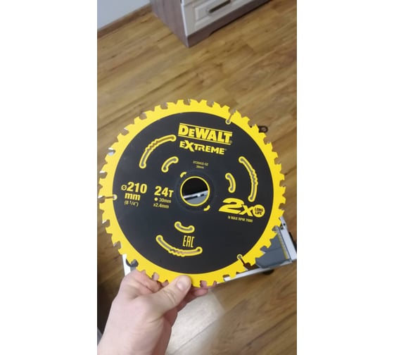 Настольная пила 1850 Вт, 5800 об/мин, диск 210x30 мм DEWALT DWE7485-QS 13