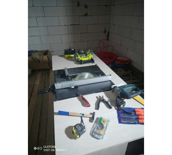 Распиловочный станок без станины Ryobi RTS1800-G 5133002021 9