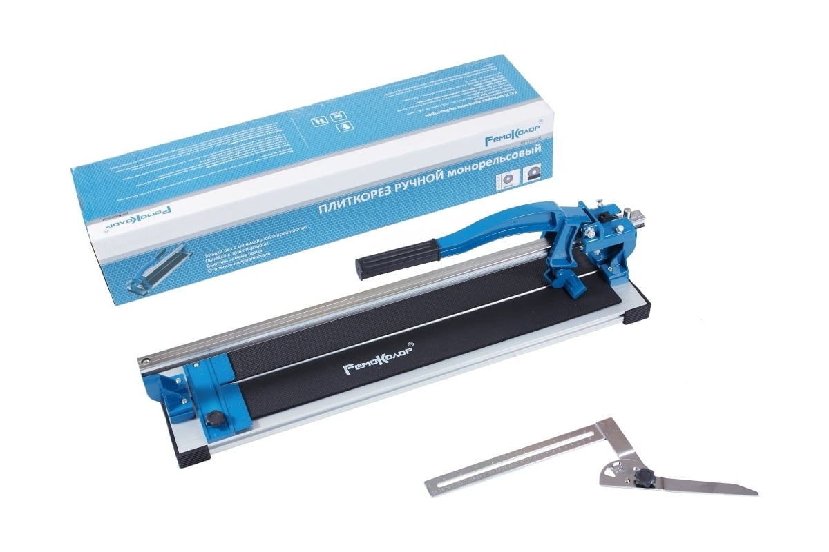 Монорельсовый плиткорез РемоКолор 1200x16 мм, ролик 22x10.5x2 мм ...